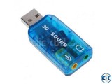 3D USB Sound Card Adapter