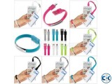 Bracelet Wristband USB Charger Data Sync Cable