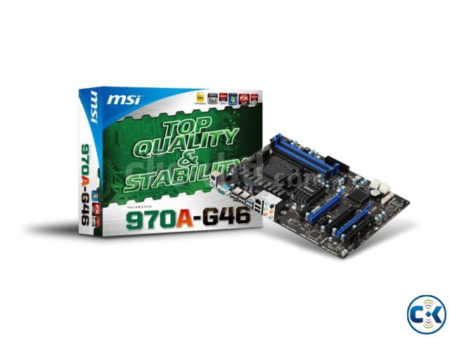 AMD FX 4100 Processor With MSI 970A G46 Motherboard large image 0