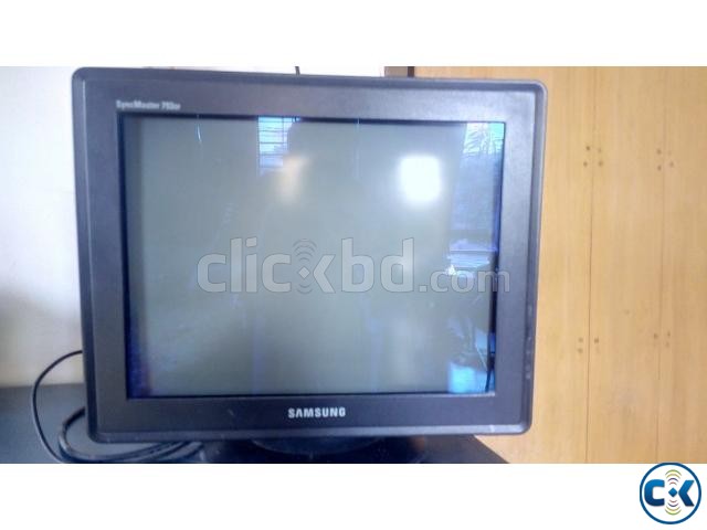 17 Samsung Flat Black Monitor 2000Tk  large image 0
