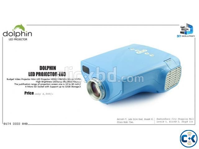 Multimedia TV Projector Dolphin E02 large image 0