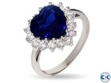 Ladies Blue Stone Ring 