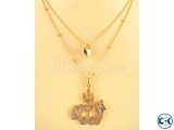 Women s Stone Crafted Necklace - Gold