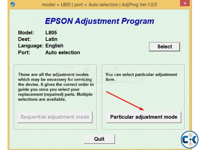 Epson L805 Reseter large image 0