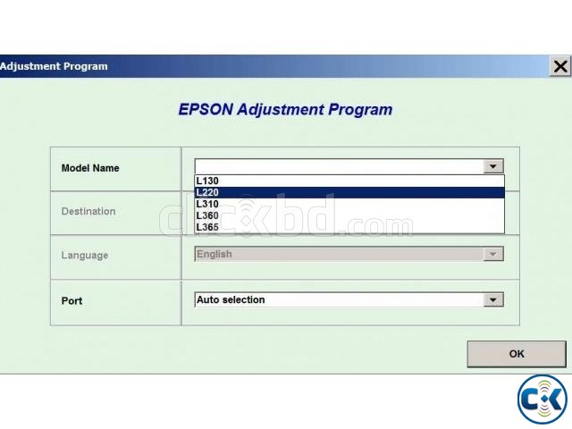 Epson L130 L220 resetter Software large image 0