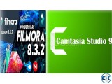 Camtacia 9 full Filmora 8.3.2 full
