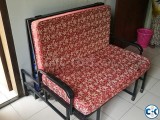 Urgent sell sofa with bed