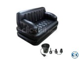 5 in 1 Inflatable Double Air Bed cum Sofa Chair BD