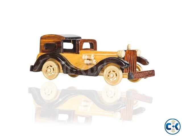Wooden Model Car Replica Vintage Car large image 0