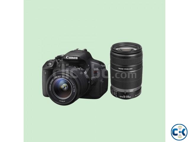 Canon DSLR EOS Kiss X7i With 18-55mm 55-250mm Lens large image 0