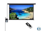 Electric Remote Projector Screen 70 X 70 