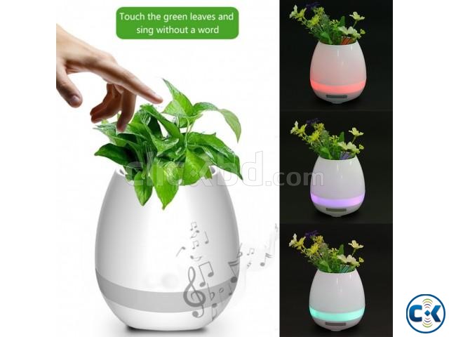 4 in 1 Touch Smart flowerpot Speaker large image 0