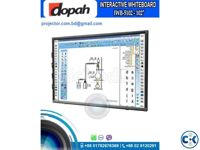Dopah IWB-5102 102 Digital Interactive White Board large image 0