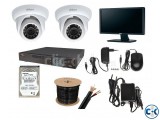 CCTV Camera Setup with 2 PCS