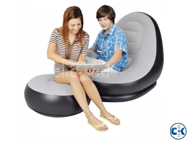 2 in 1 Air Chair and Footrest Sofa large image 0
