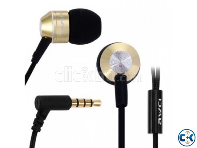 Awei Super Bass Metal In-ear K90i Headphone with Mic large image 0