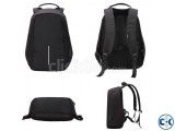 Anti-theft Backpack With USB Charge Port Black