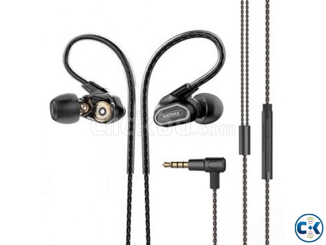 Remax RM-580 Dual Moving-Coli Dynamic Driver Earphone large image 0