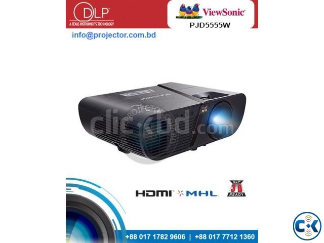 Viewsonic PJD5555w DLP WXGA Multimedia Projector large image 0