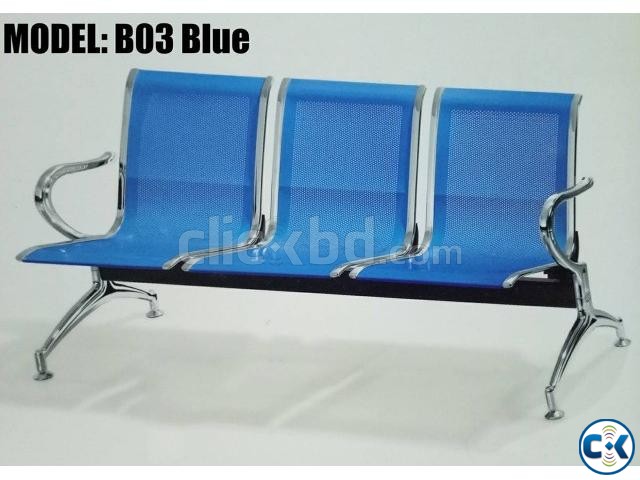 Brand New 3 sits Waiting Chair B03 | ClickBD large image 0