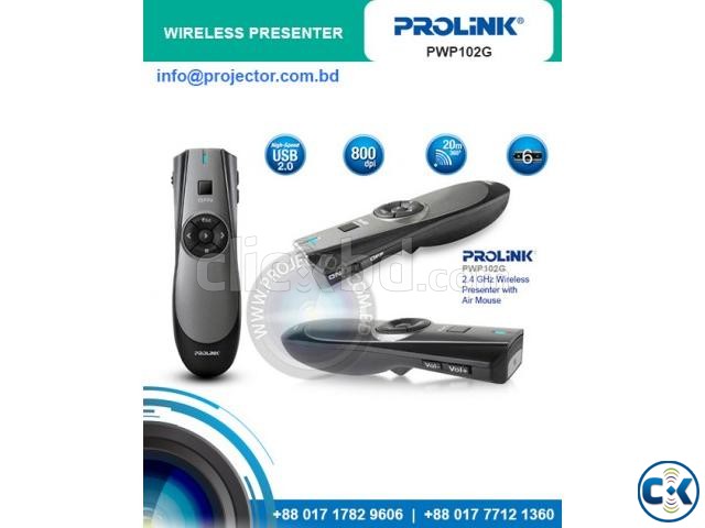 PROLiNK PWP102G Wireless Presenter with Air Mouse large image 0