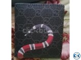 Gucci King snake wallet double bidfold with cardholders