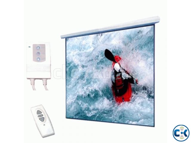 180 Electric Motorized Projector Screen large image 0