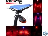 2 Laser 5 LED Bike Rear Tail Lamp Cycling Bicycle Safety