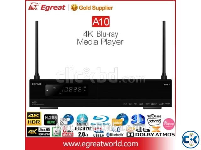 Egreat A10 Blu-ray HDD Media Player 4K large image 0
