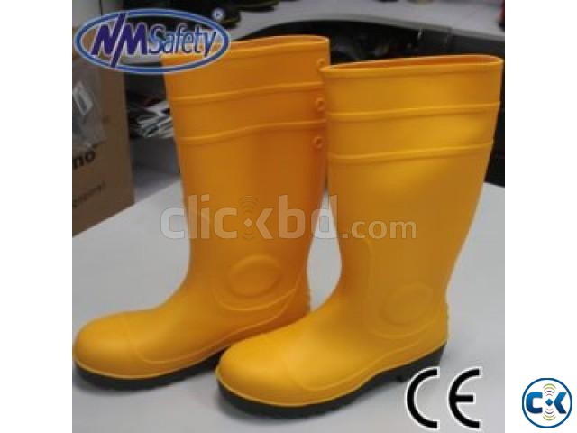 Safety Gum Boot with safety toe large image 0