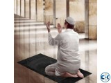 Portable Black Foam Soft Janamaz Muslim Prayer Mat