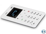AIEK X6 1 Mini Card Cell Phone Pocket Mobile Bluetooth Alar