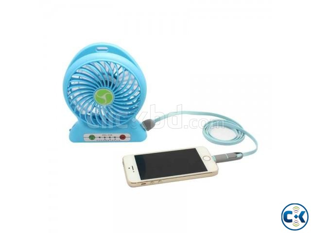 Rechargeable Fan with Power Bank large image 0