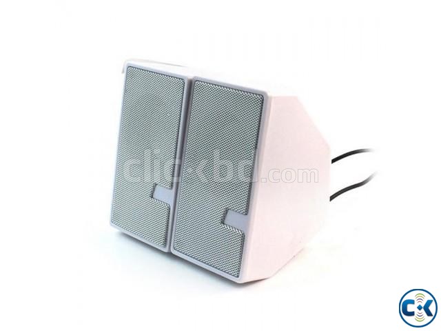 D7 Mini 2.0 Multimedia USB Speaker-White | ClickBD large image 0