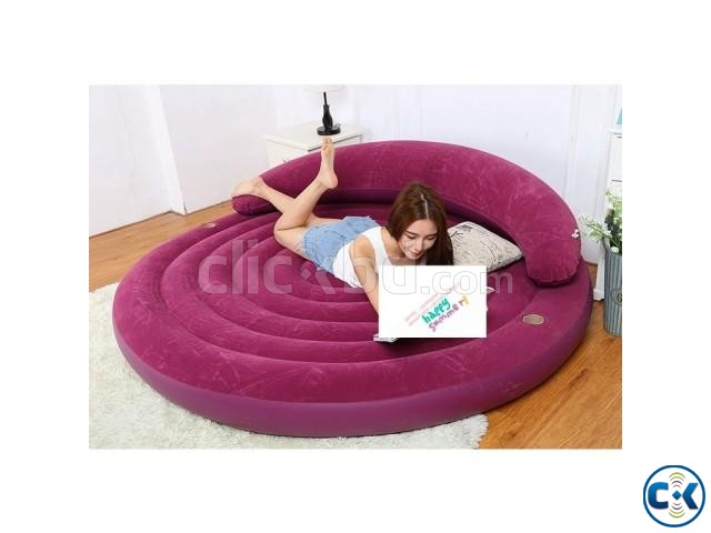 Intex Round Lounge Air Bed intact Box large image 0