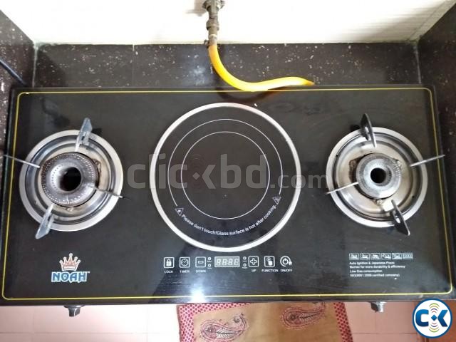 HYBRID GAS STOVE INDUCTION COOKER  large image 0