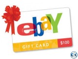 eBay Gift Card 100 USA Account and Shipping Only 
