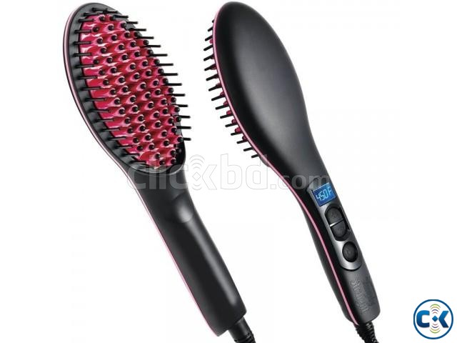 Ceramic Brush Hair Straightener large image 0