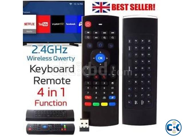 Remote Control Air Mouse Wireless Keyboard large image 0
