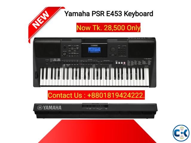Yamaha Keyboard PSR E453 61-Key . large image 0