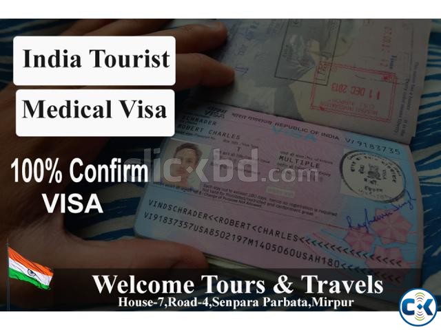 India Tourist and Medical Visa in very emergency | ClickBD large image 0