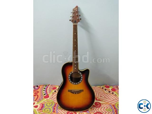 TGM Semi-Acoustic Guitar Ovation shape  large image 0