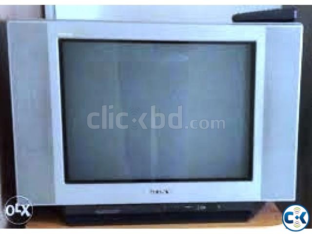SONY 21 CRT FLAT COLOR TV large image 0