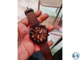 Fossil Nate Blacktone Brown Leather