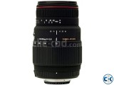 Sigma 70-300mm f 4-5.6 DG Macro Lens for Canon EOS