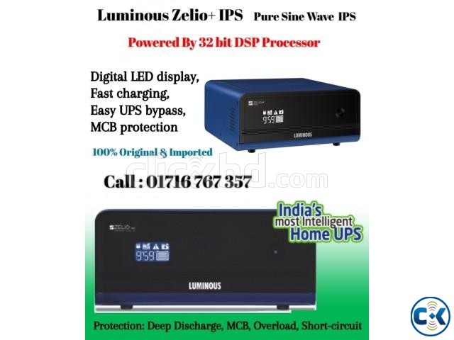 IPS Luminous Zelio 1100va Sine Wave IPS LED Display large image 0