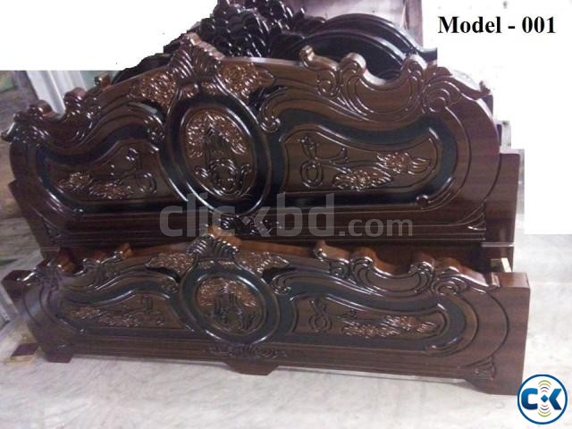 Malayasian Wood Made Bed 6 by 7 feet large image 0