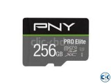 PNY Pro Elite 256 GB Micro SD U3 Memory card