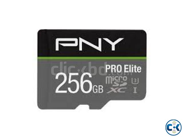 PNY Pro Elite 256 GB Micro SD U3 Memory card large image 0