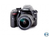Nikon D3400 DSLR Camera With 18-55 Lens